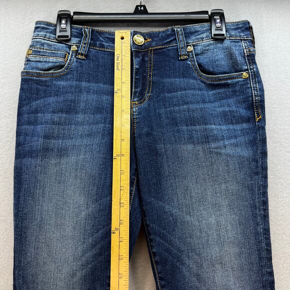 Kut from the Kloth Jeans Women's 6S Blue Toothpick Skinny Classic Minimalist - Picture 14 of 16